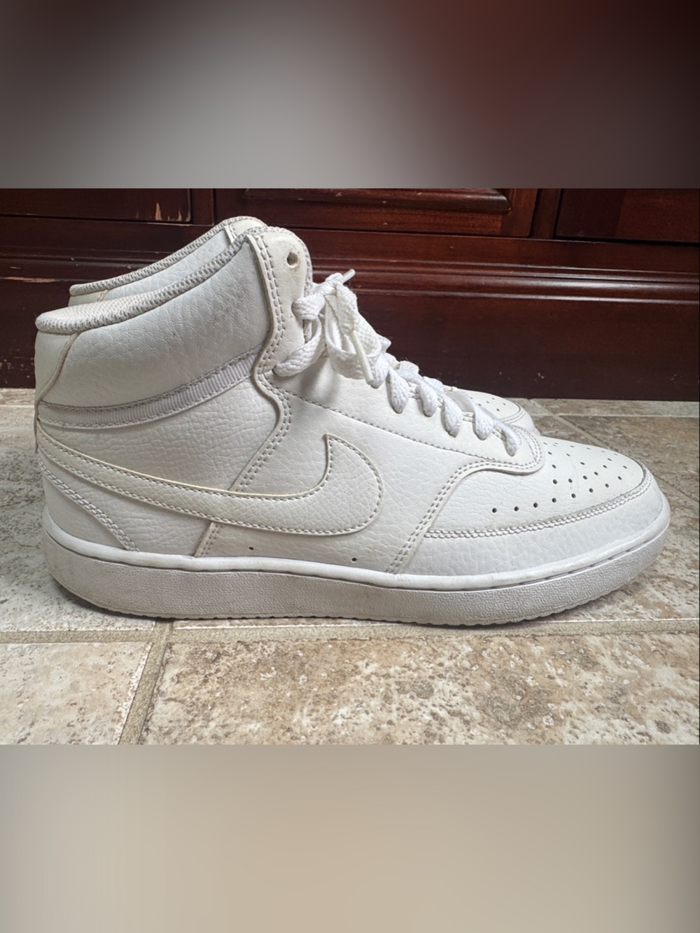 Nike Men's White High-Top Sneaker